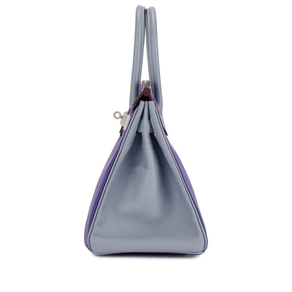 Iris and Gris Mouette Epsom HSS Birkin 30 Brushed Palladium Hardware, 2018