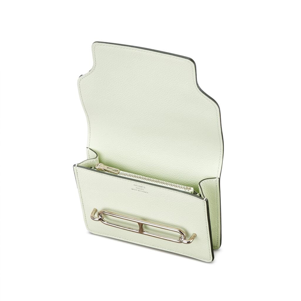 Vert Fizz Evercolor Roulis Slim Wallet Palladium Hardware, 2022