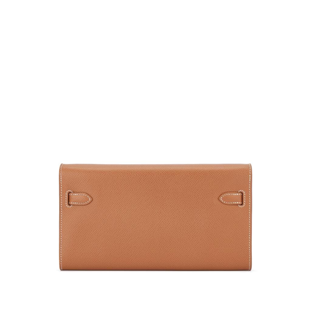 Gold Epsom Kelly-To-Go Wallet Palladium Hardware, 2021