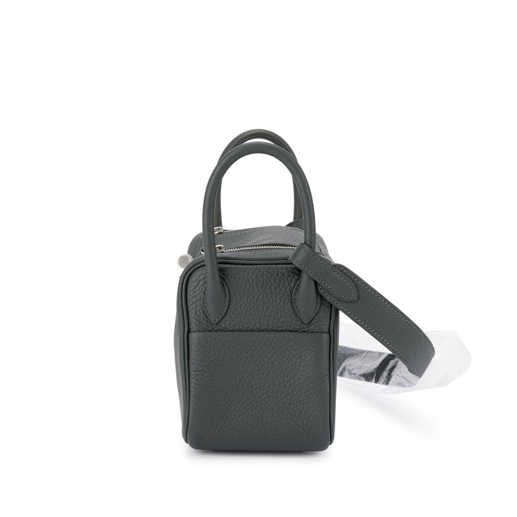 Vert Mangrove Clemence Mini Lindy II Palladium Hardware, 2025