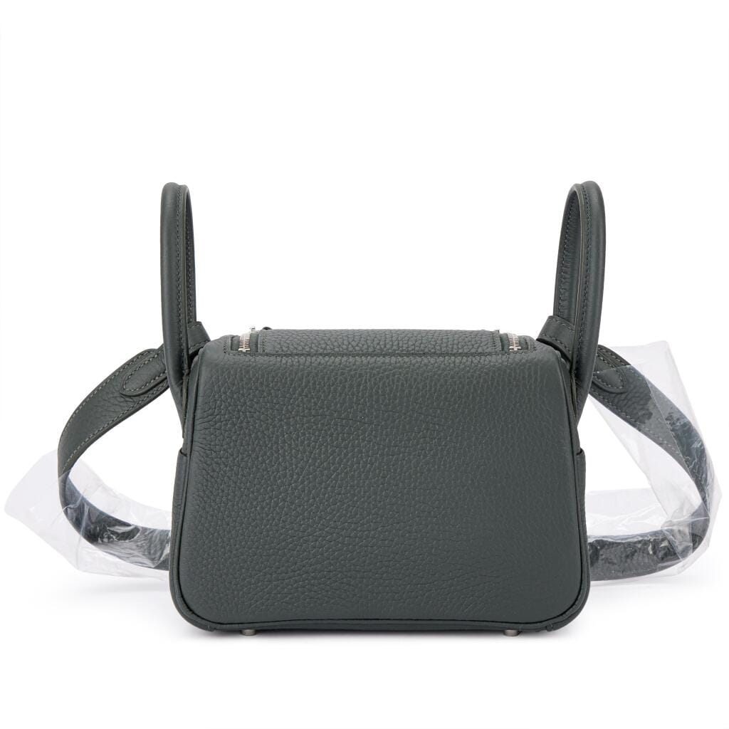 Vert Mangrove Clemence Mini Lindy II Palladium Hardware, 2025