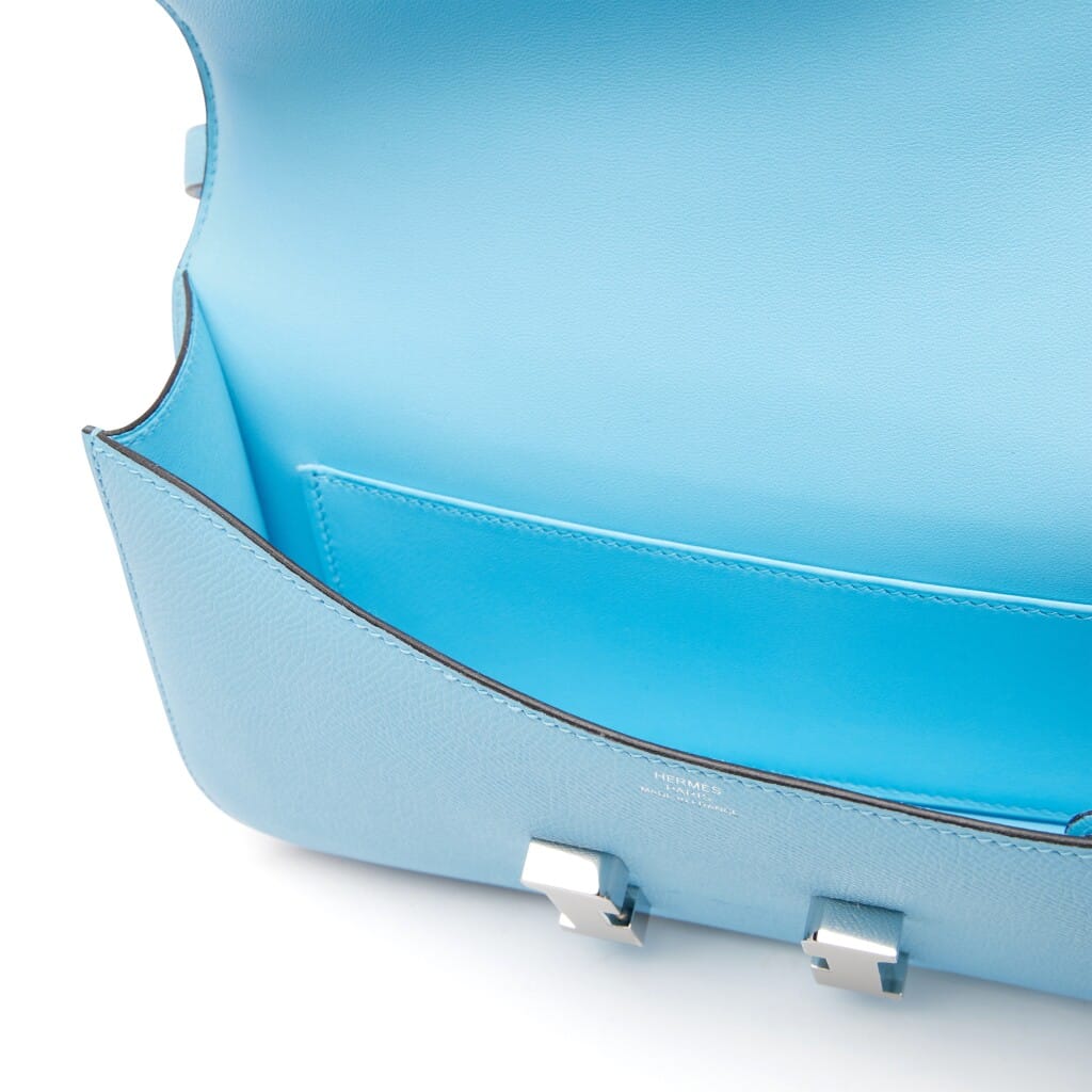Bleu Celeste Epsom Constance Elan Palladium Hardware, 2025
