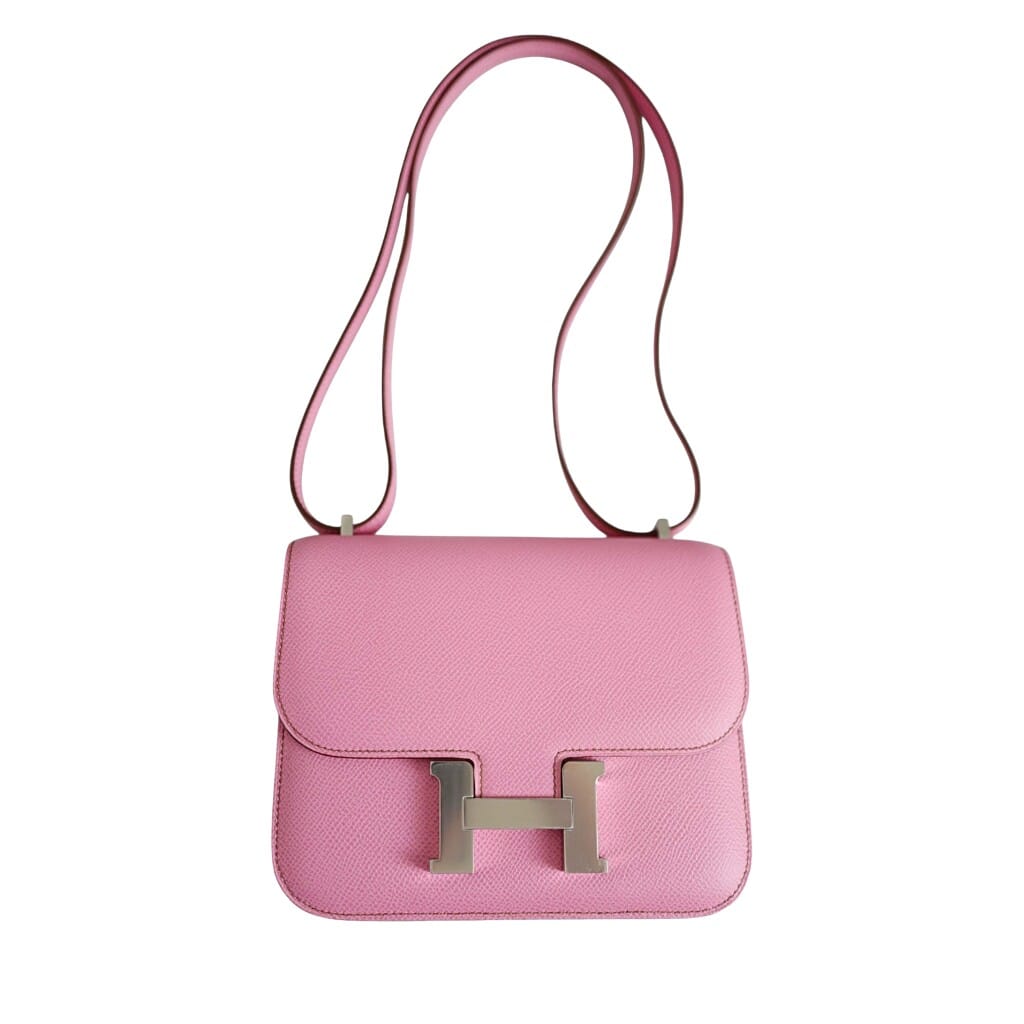 5P Bubblegum Pink Epsom Mini Constance 18 Palladium Hardware, 2022