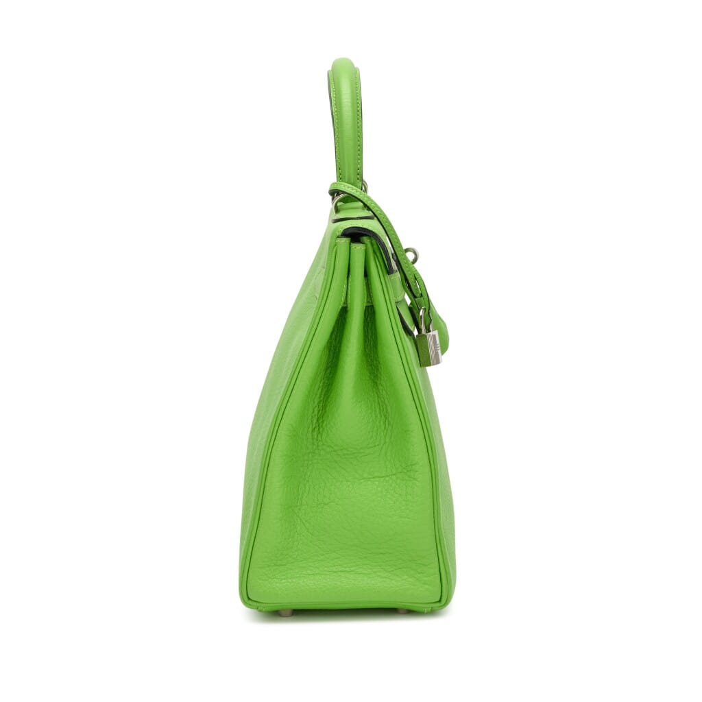 Vert Cru Clemence Retourne Kelly 32 Palladium Hardware, 2003