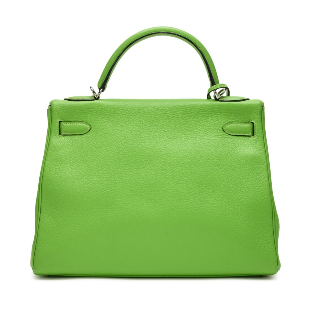 Vert Cru Clemence Retourne Kelly 32 Palladium Hardware, 2003