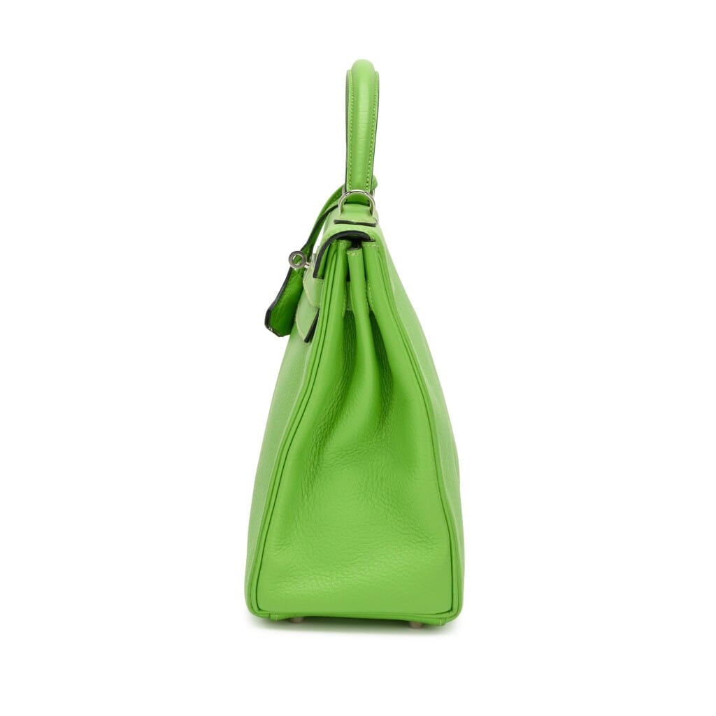 Vert Cru Clemence Retourne Kelly 32 Palladium Hardware, 2003