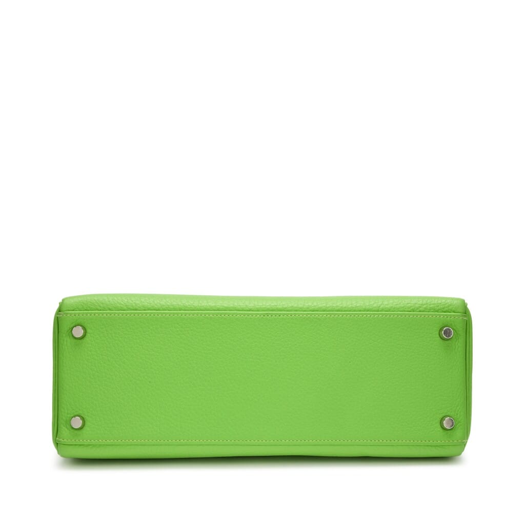Vert Cru Clemence Retourne Kelly 32 Palladium Hardware, 2003