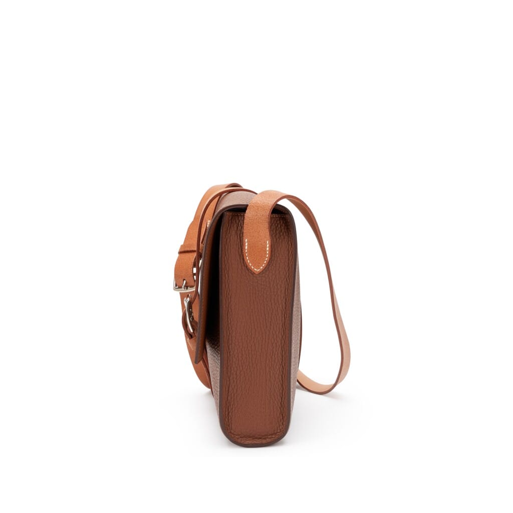 Marron d'Inde and Naturel Fjord Etriviere II Messenger Bag Palladium Hardware, 2012