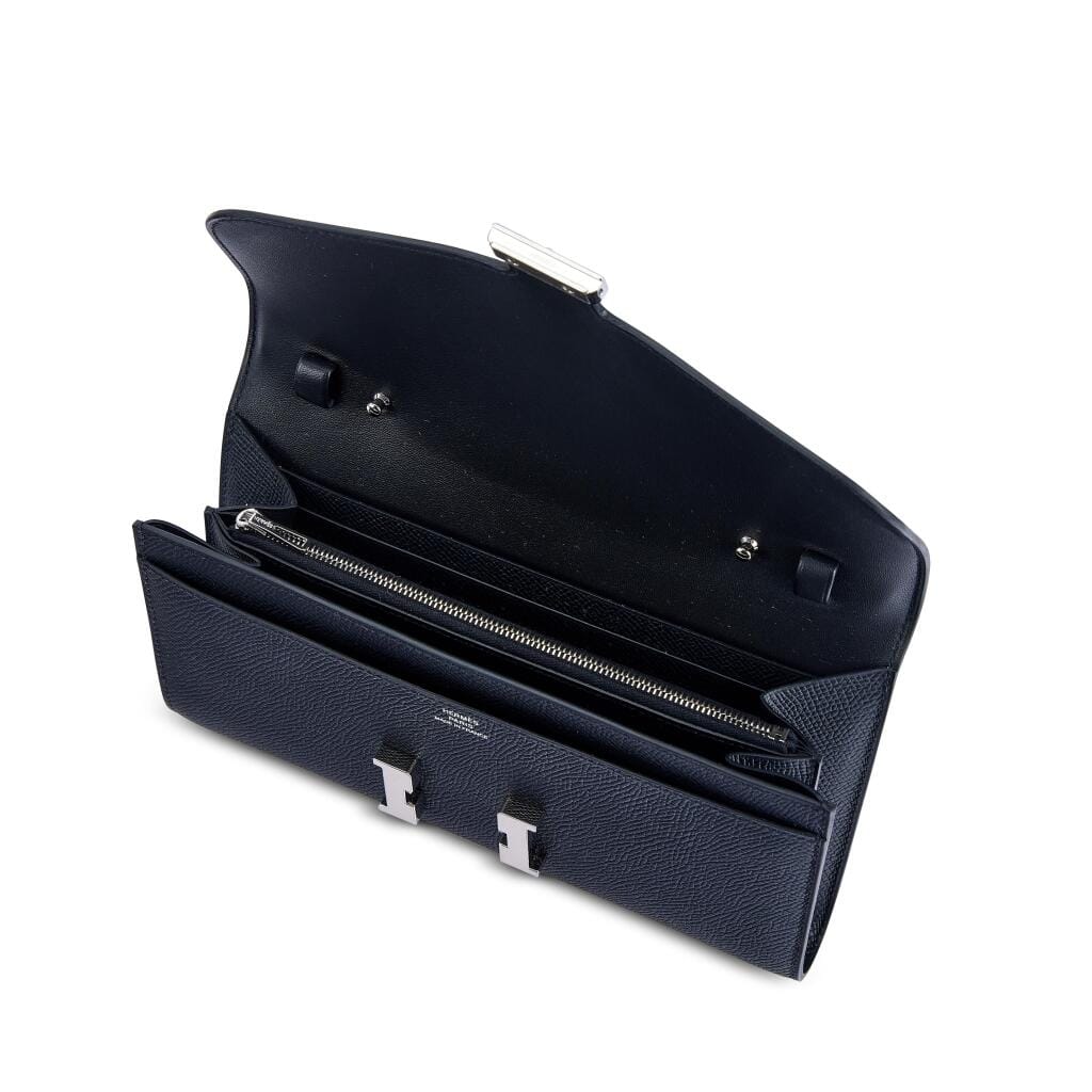 Black Epsom Constance-To-Go Wallet Palladium Hardware, 2025