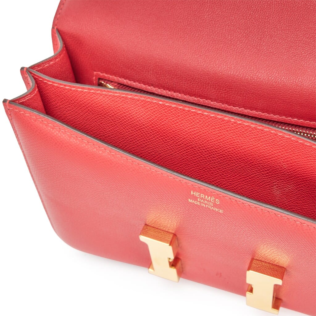 Rouge de Coeur Epsom Constance 23 Gold Hardware, 2017