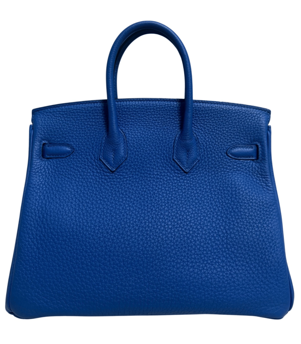 Bleu Zellige Togo Birkin 25 Gold Hardware, 2018