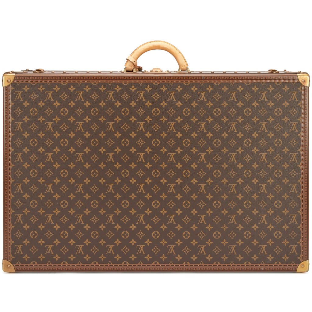 Monogram Alzer 75 Trunk Brass Hardware, 2010s