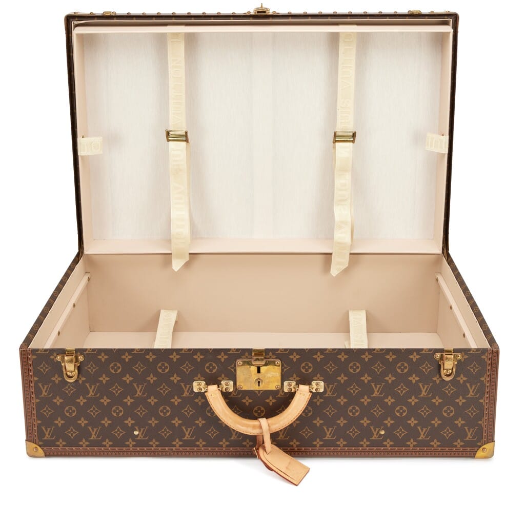 Monogram Alzer 75 Trunk Brass Hardware, 2010s
