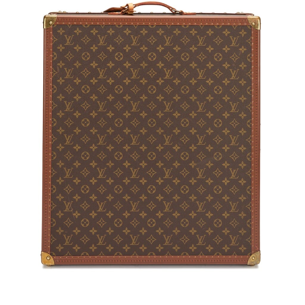 Vintage Monogram Gemine 12 Pairs Shoe Trunk Brass Hardware, 1990s