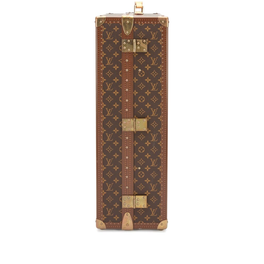 Vintage Monogram Gemine 12 Pairs Shoe Trunk Brass Hardware, 1990s