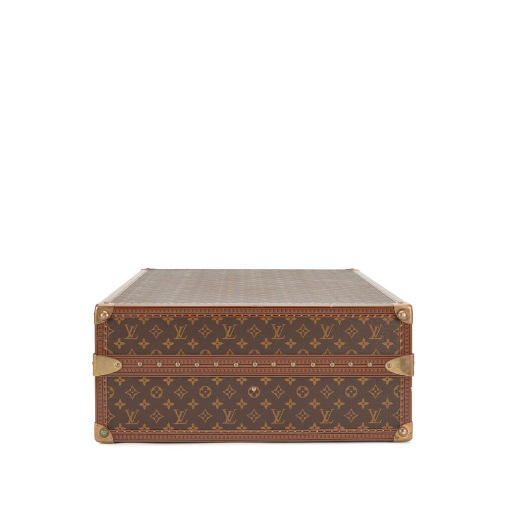 Vintage Monogram Gemine 12 Pairs Shoe Trunk Brass Hardware, 1990s