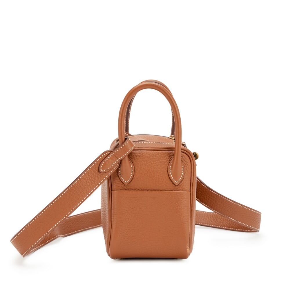 Gold Clemence Mini Lindy 20 Gold Hardware, 2023