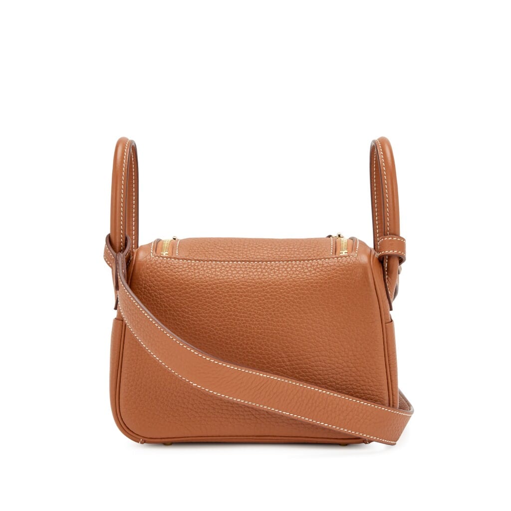 Gold Clemence Mini Lindy 20 Gold Hardware, 2023