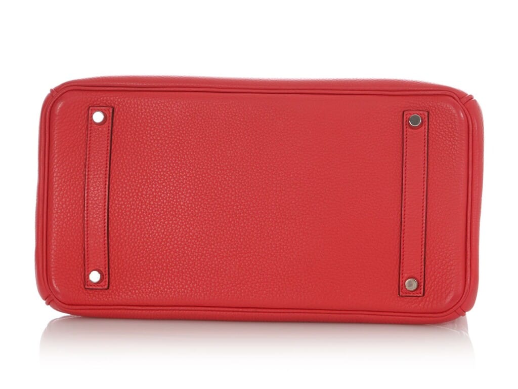 Rose Texas Togo Birkin 35 Palladium Hardware, 2010