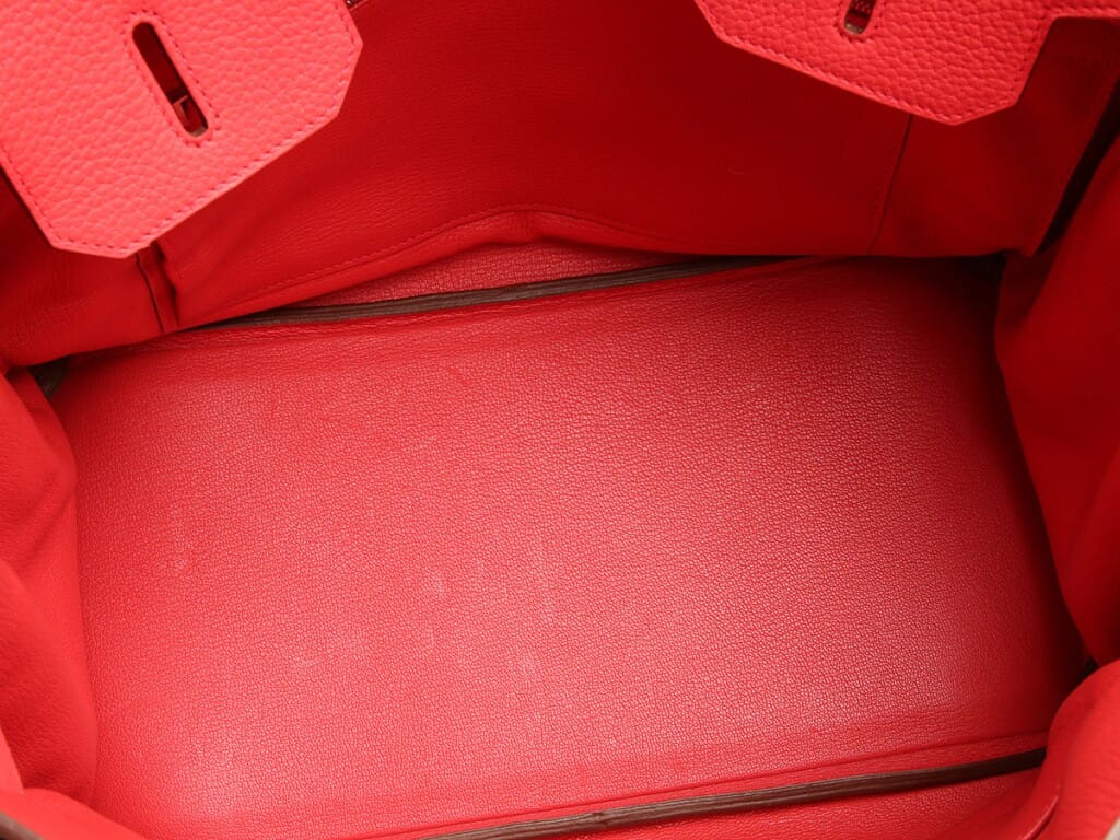 Rose Texas Togo Birkin 35 Palladium Hardware, 2010