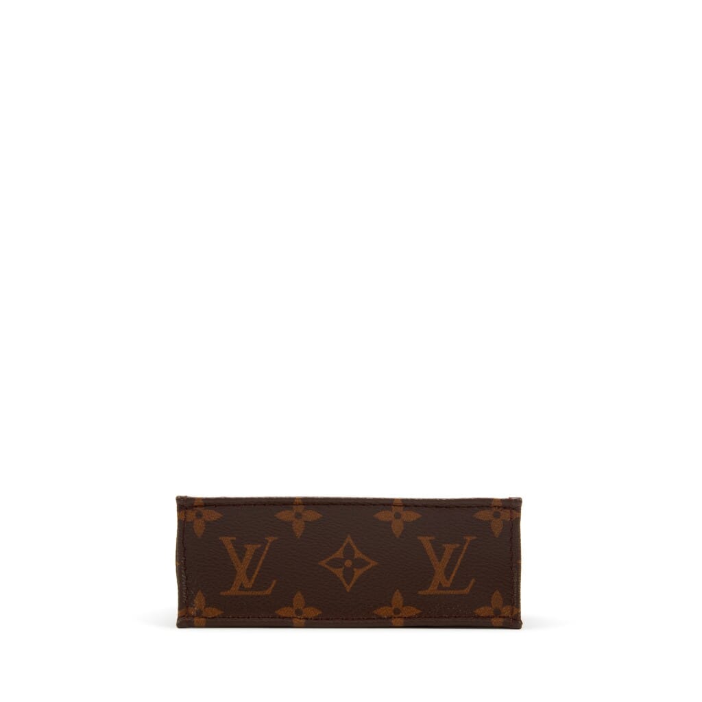 Brown Monogram Coated Canvas Petit Sac Plat Gold Hardware, 2020