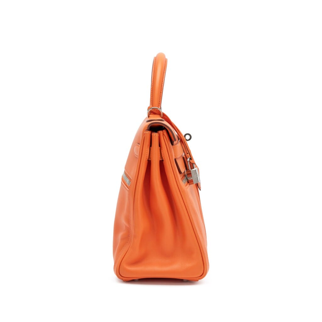 Orange Swift Kelly Lakis 32 Palladium Hardware, 2010
