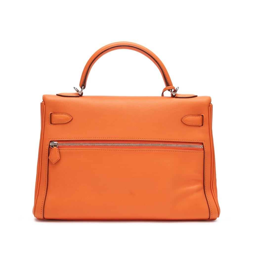 Orange Swift Kelly Lakis 32 Palladium Hardware, 2010