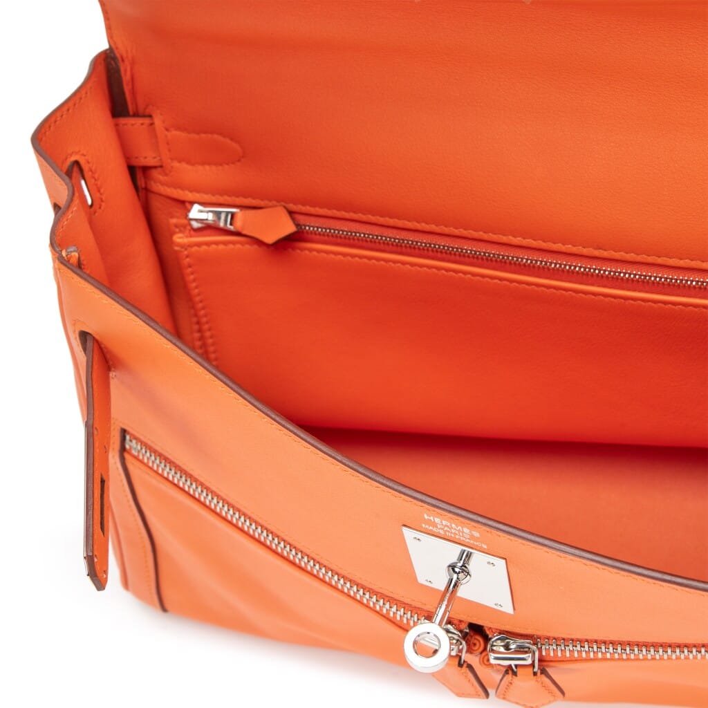 Orange Swift Kelly Lakis 32 Palladium Hardware, 2010