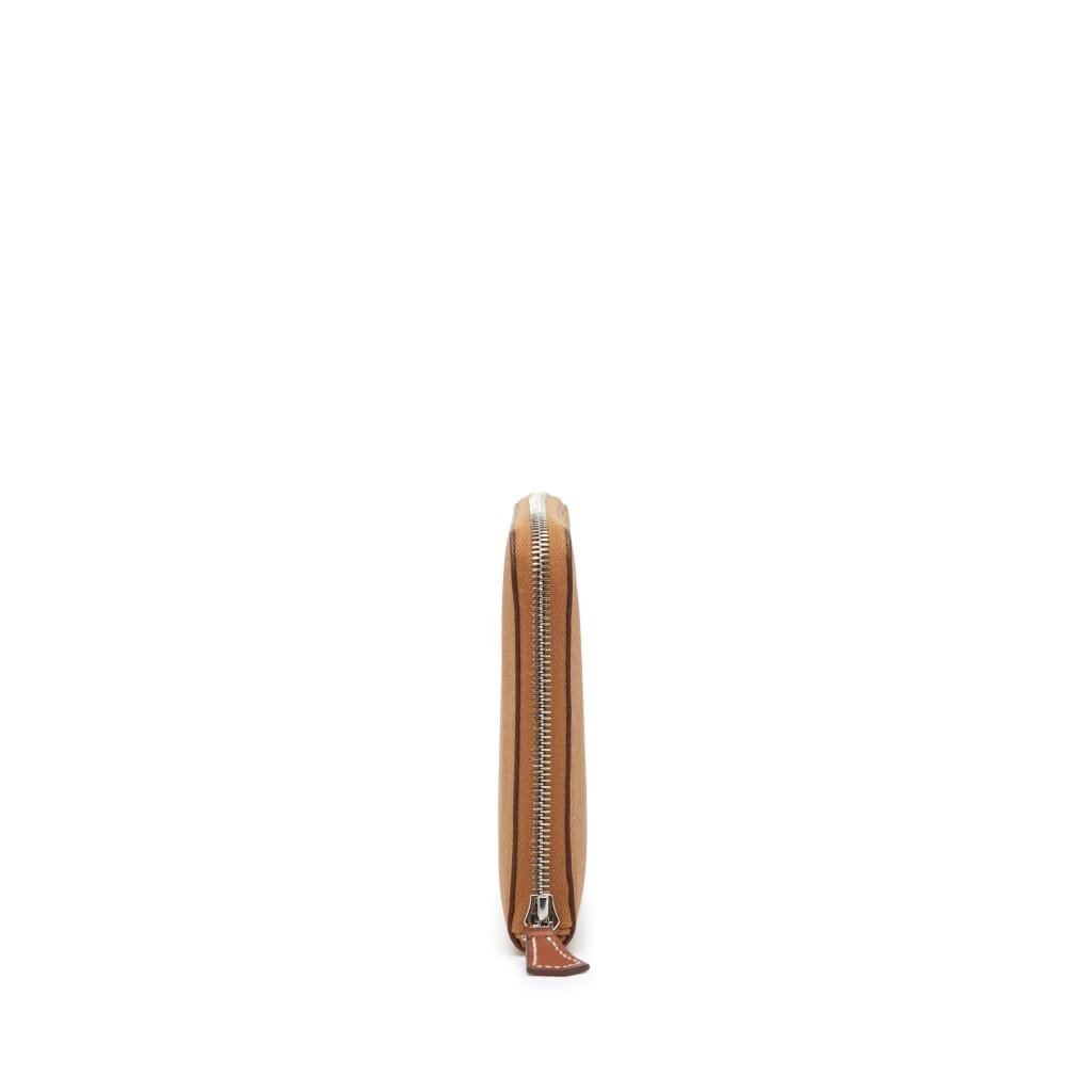 Sesame Epsom Silk'In Classique Long Wallet Palladium Hardware, 2020