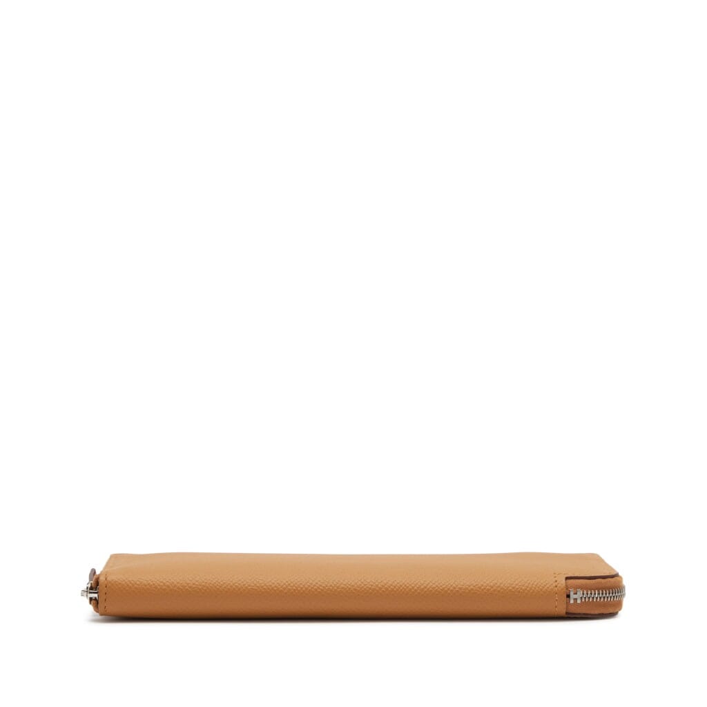Sesame Epsom Silk'In Classique Long Wallet Palladium Hardware, 2020