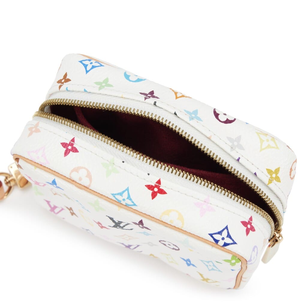 White Monogram Multicolore Wapity Case Gold Hardware, 2007