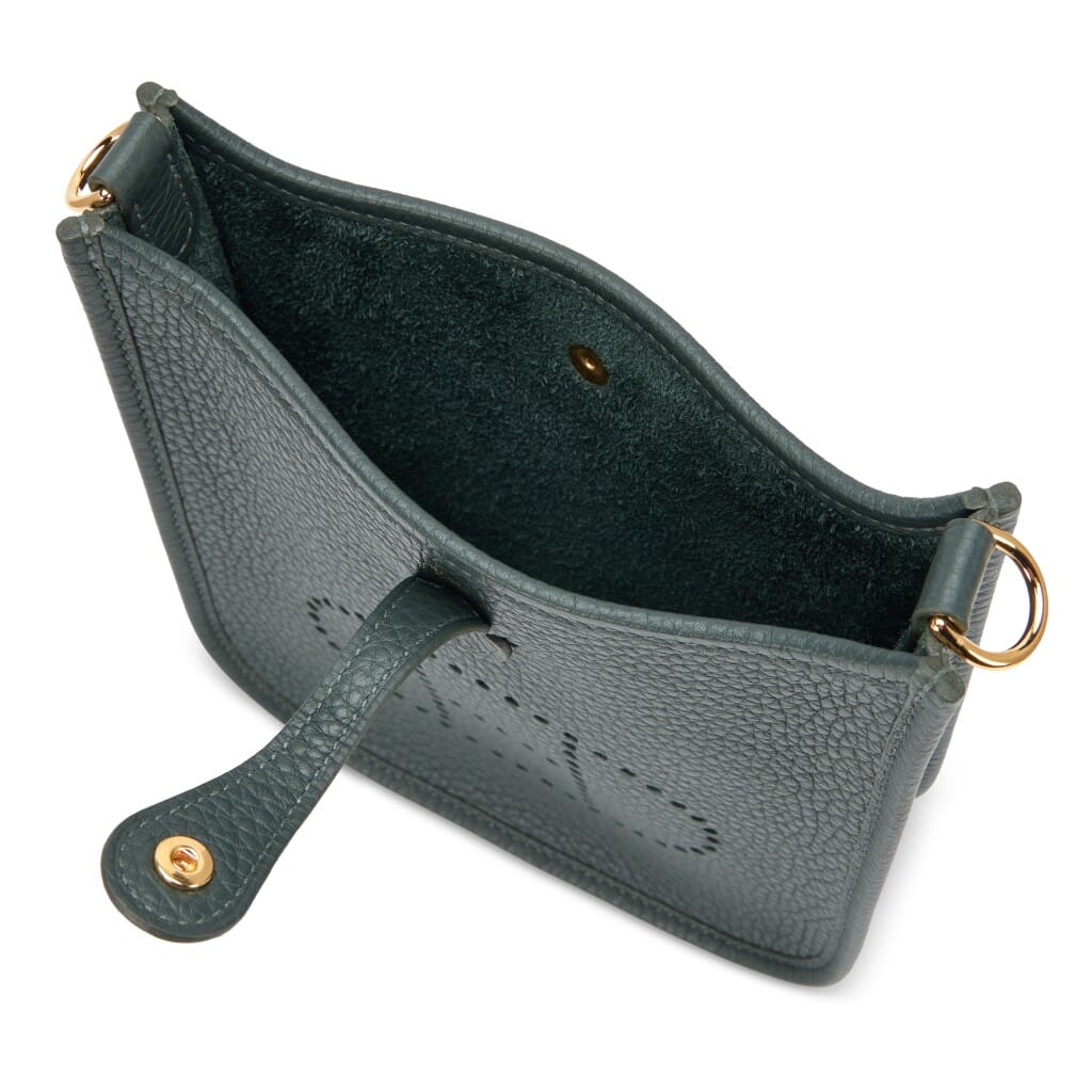 Vert Mangrove Clemence Mini Evelyne II TPM 16 Gold Hardware, 2025