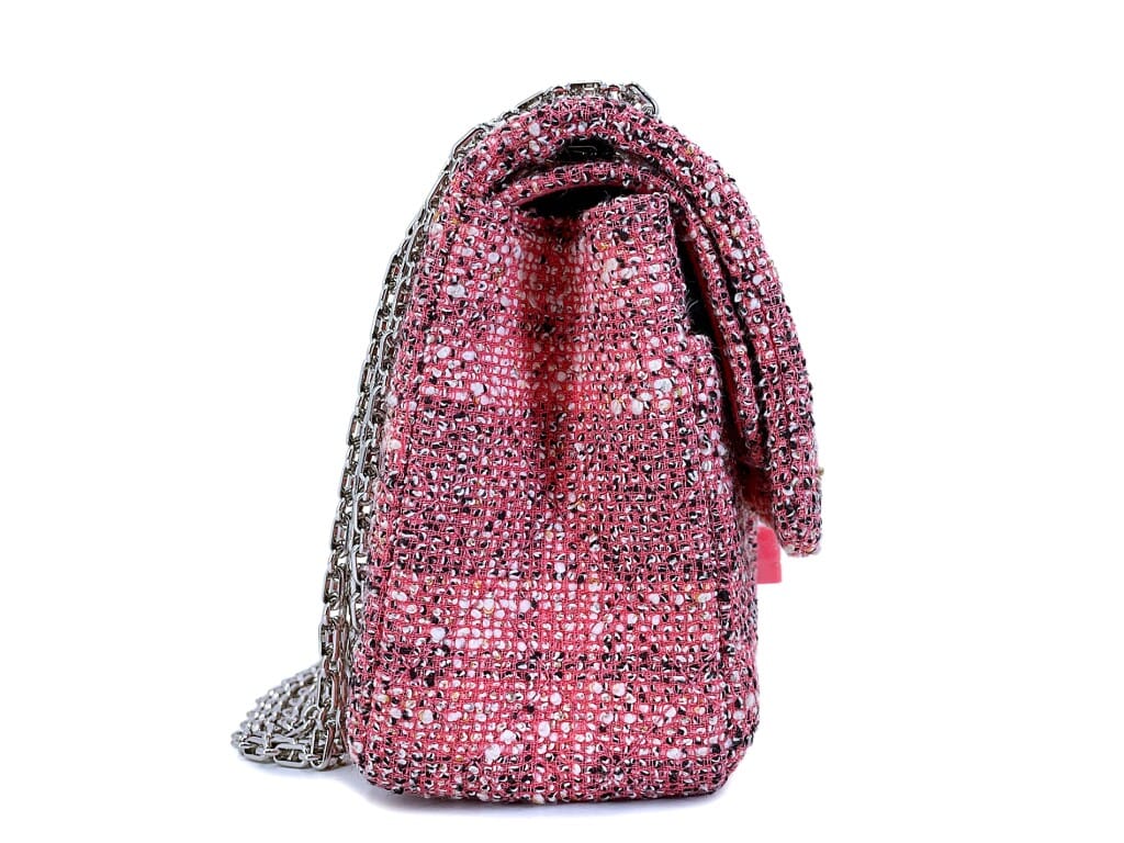 Pink Tweed 2.55 Reissue 225 Flap Bag Ruthenium Hardware, 2019
