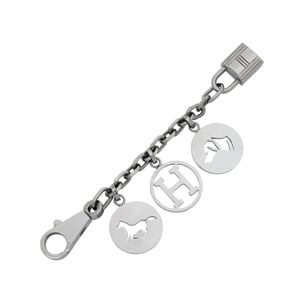 Ruthenium Black Palladium Olga Breloque Bag Charm