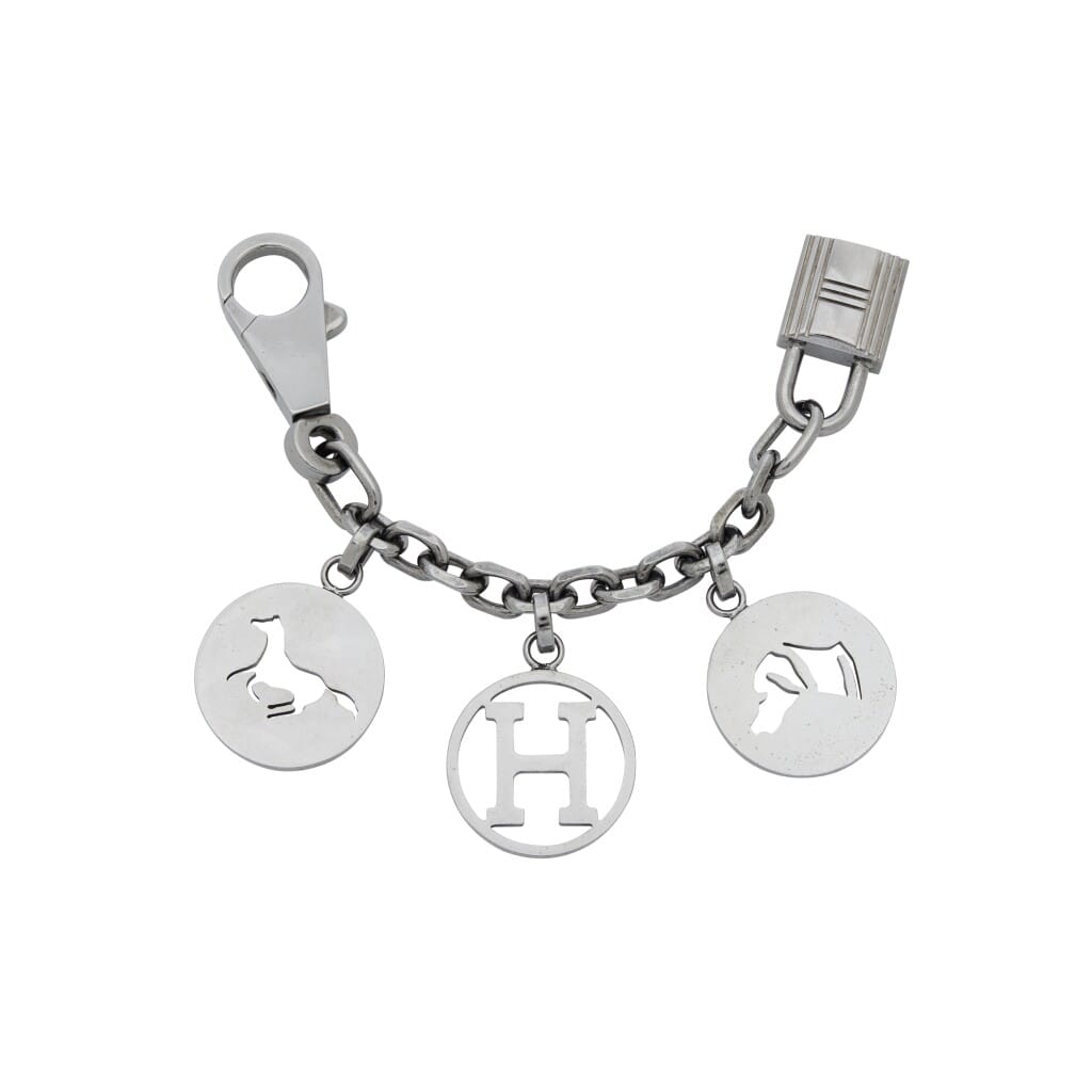 Ruthenium Black Palladium Olga Breloque Bag Charm