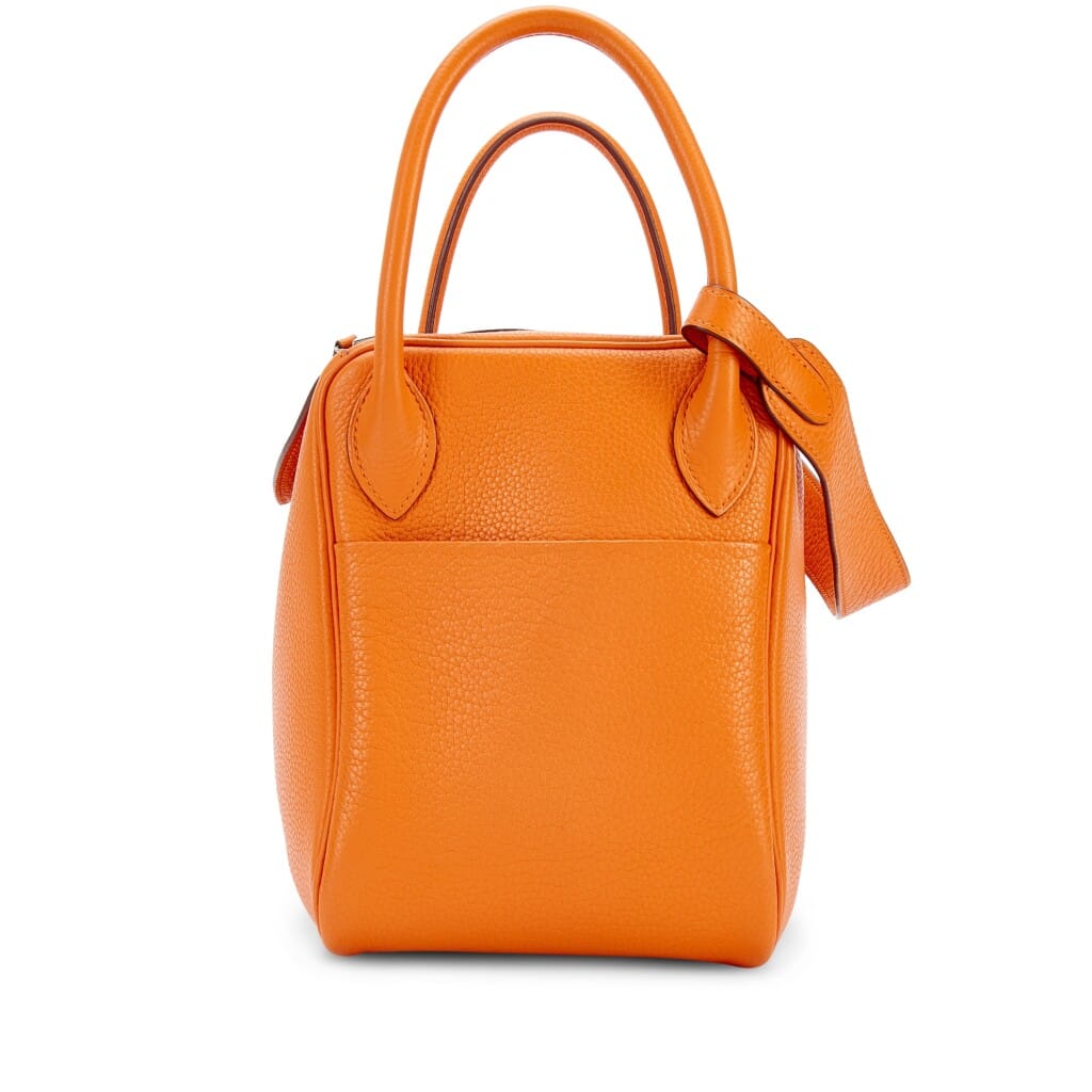 Orange H Clemence Lindy 30 Palladium Hardware, 2008