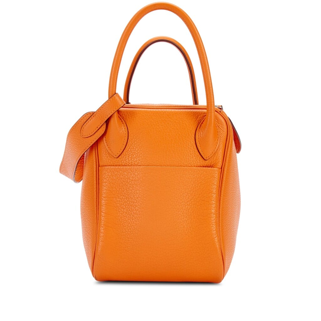 Orange H Clemence Lindy 30 Palladium Hardware, 2008