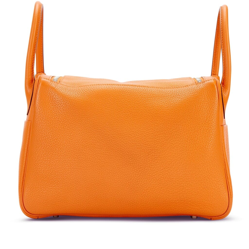 Orange H Clemence Lindy 30 Palladium Hardware, 2008