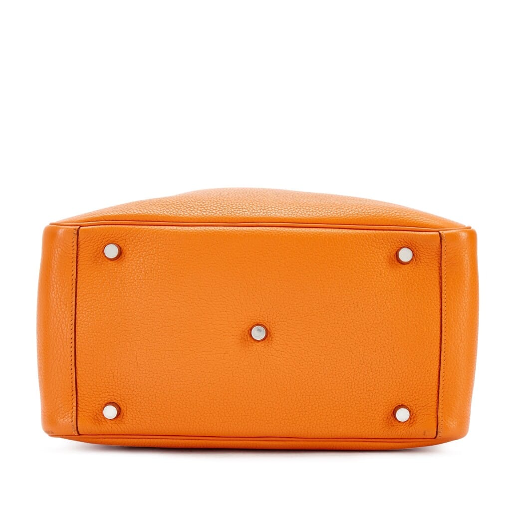Orange H Clemence Lindy 30 Palladium Hardware, 2008