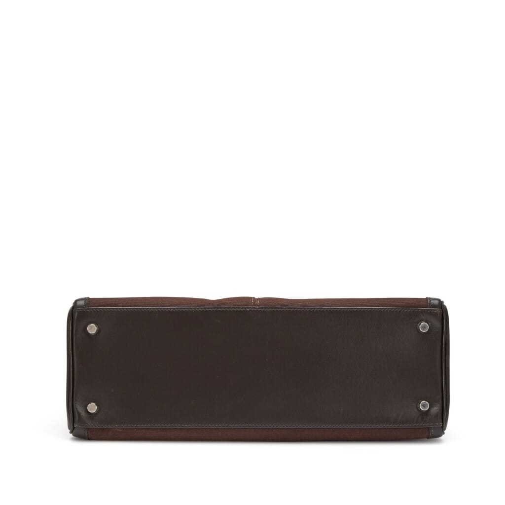 Chocolate Box Calf and Toile Kelly Lakis 35 Palladium Hardware, 2005