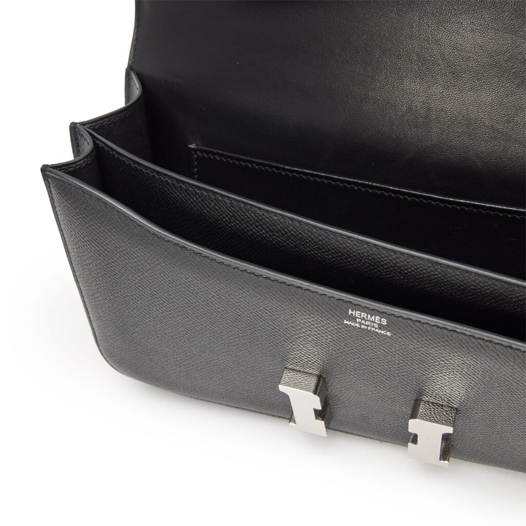 Black Epsom Constance Elan 25 Palladium Hardware, 2013