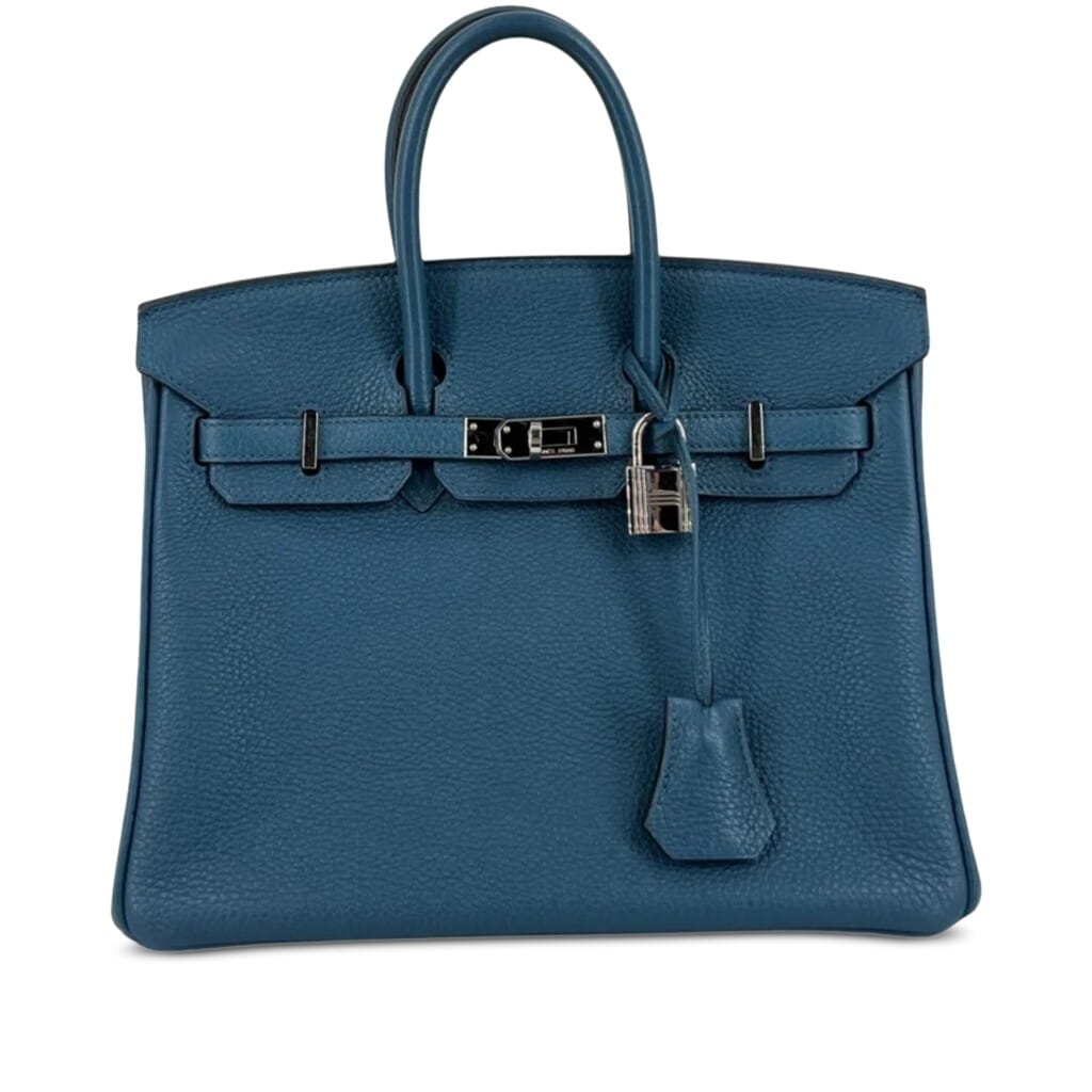 Colvert Togo Birkin 25 Palladium Hardware, 2012
