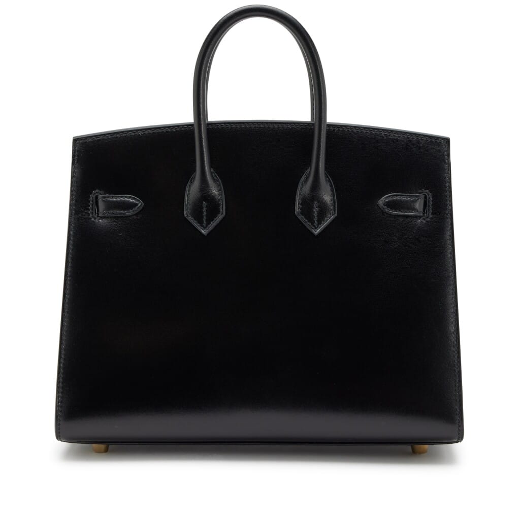 Black Box Calf Sellier Birkin 25 Gold Hardware, 2023