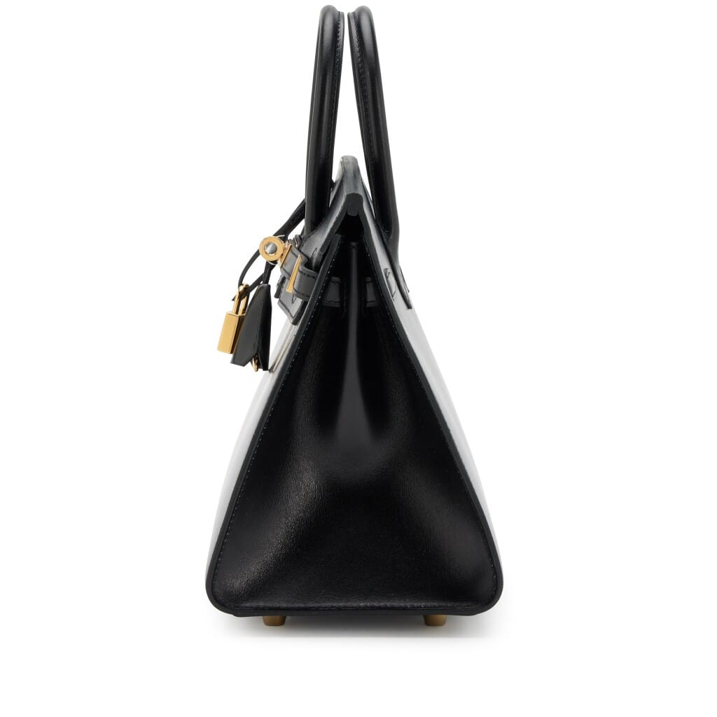 Black Box Calf Sellier Birkin 25 Gold Hardware, 2023