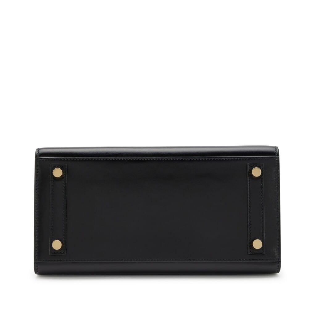 Black Box Calf Sellier Birkin 25 Gold Hardware, 2023