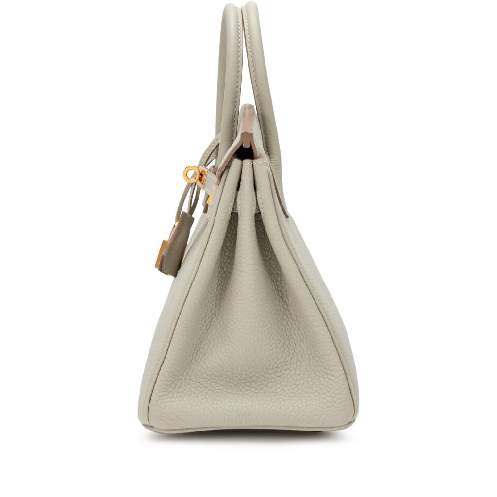 Gris Perle Togo Birkin 25 Gold Hardware, 2023