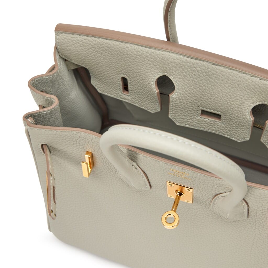 Gris Perle Togo Birkin 25 Gold Hardware, 2023