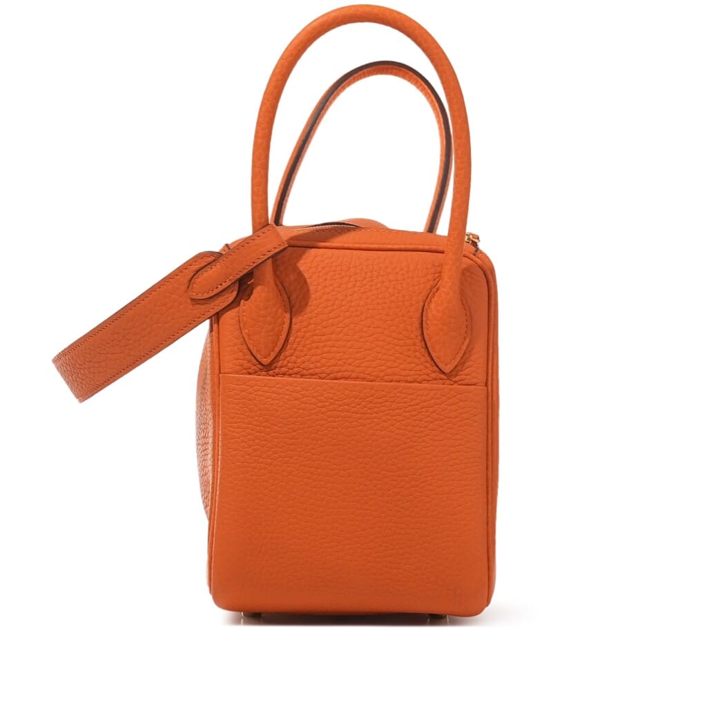 Orange H Clemence Lindy 26 Gold Hardware, 2023