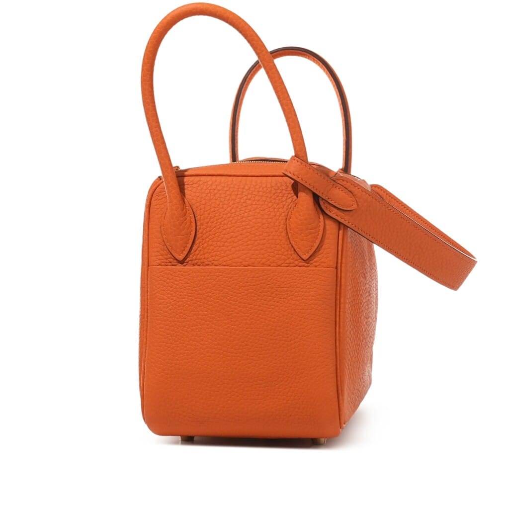 Orange H Clemence Lindy 26 Gold Hardware, 2023