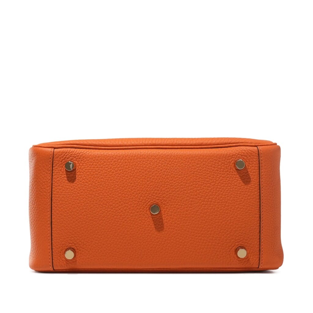 Orange H Clemence Lindy 26 Gold Hardware, 2023